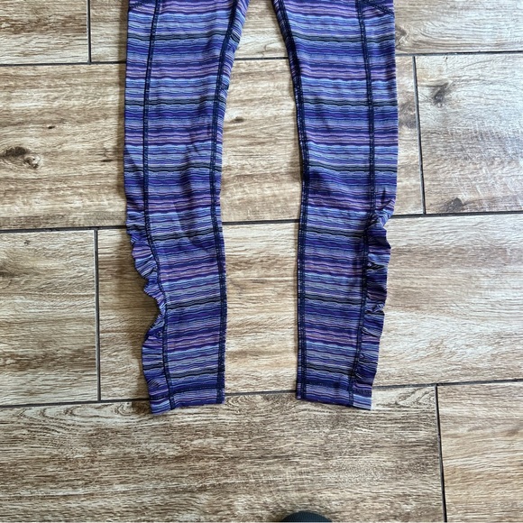 Lululemon Womens Speed Tight IV Size 4 Violet Purple Space Dye Twist Leggings - Picture 12 of 15